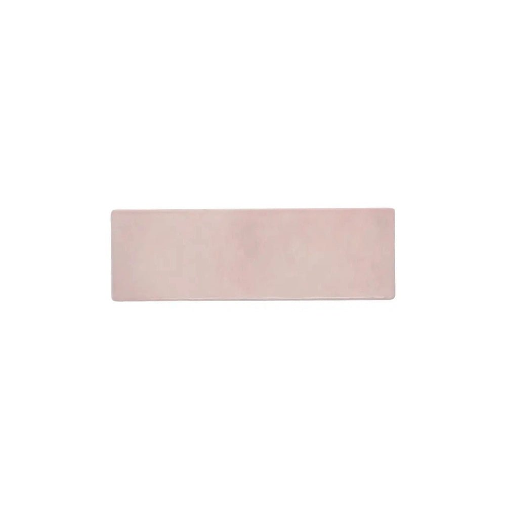 Cloe 2.5" x 8" Ceramic Tile in Pink - Hey Tiles