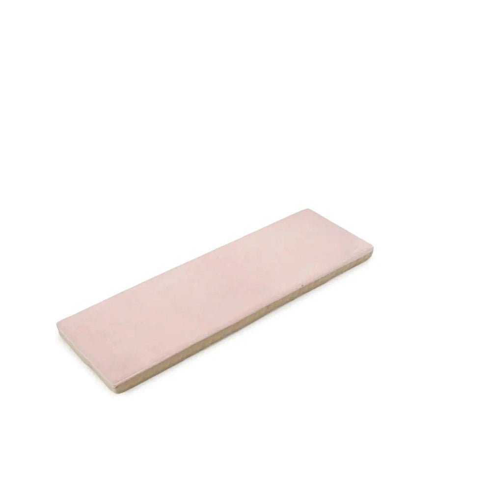 Cloe 2.5" x 8" Ceramic Tile in Pink - Hey Tiles