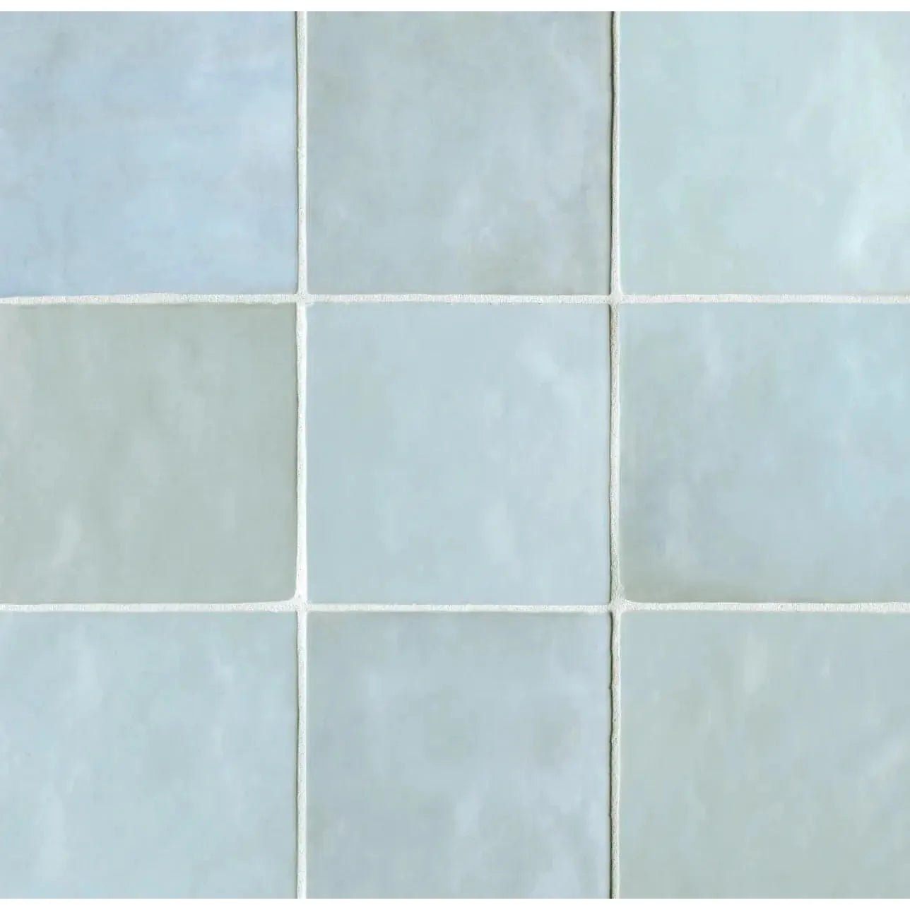 Cloe 5" x 5" Ceramic Tile in Baby Blue - Hey Tiles