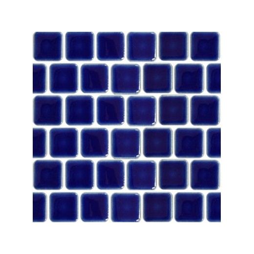 Cobalt Blue 1x1 Fujiwa Pool Tile Peb Series - Hey Tiles