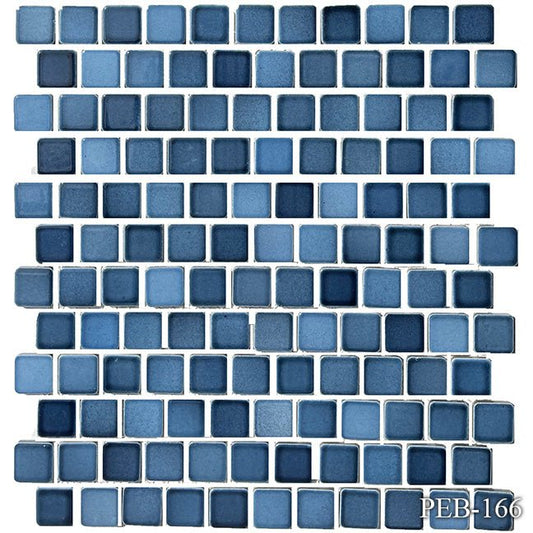 Deep Sea 1x1 Fujiwa Pool Tile Peb Series - Hey Tiles