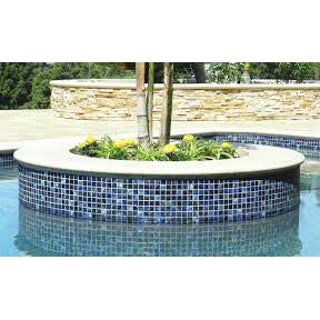 Deep Sea 1x1 Fujiwa Pool Tile Peb Series - Hey Tiles