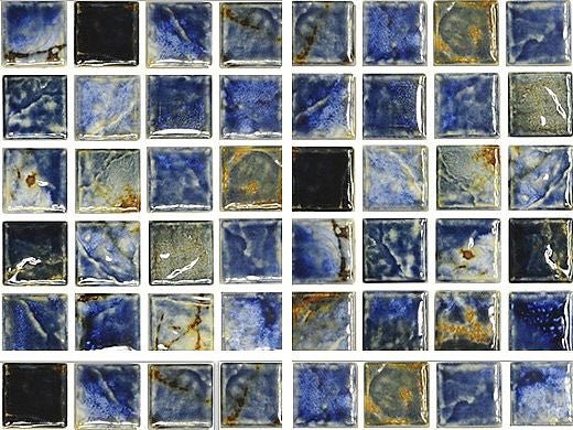 Fujiwa Tile EROS Series 1x1 Autumn Pool Tile EROS - 102 – Premium Porcelain Mosaic - Hey Tiles