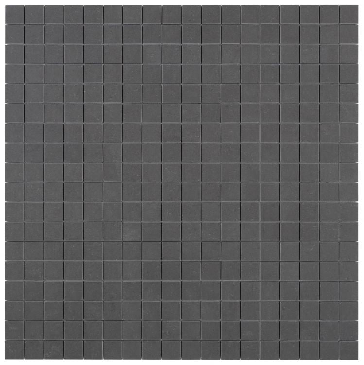 Grey Dark Matte Mosaic 12 x 12 - Hey Tiles