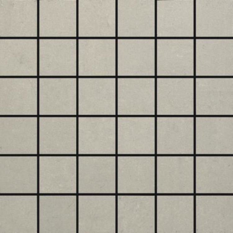 Grey Light Matte Mosaic 12 x 12 - Hey Tiles