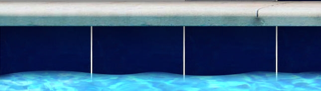 Fujiwa GS-COBALT Cobalt 6" x 6" Gloss Solid glazed porcelain pool tile