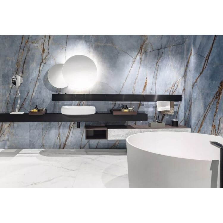 Heritage Luxe Azure Matte 24 x 48 by Florim - Hey Tiles