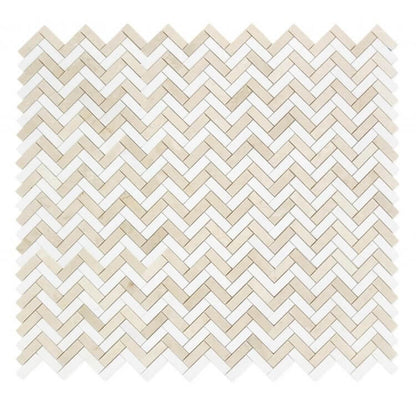 Herringbone Marfil 11 x 12.5 - Hey Tiles