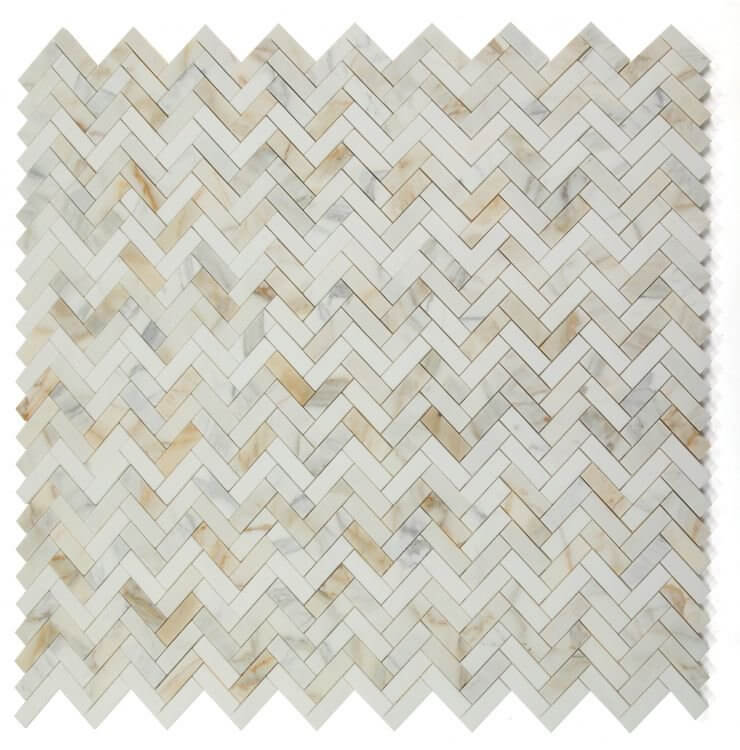 Herringbone Sunrise 11 x 12.5 - Hexagon Interiors