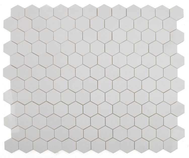 Hexagon Thassos 3 x 3 10.25 x 11.75 - Hexagon Interiors