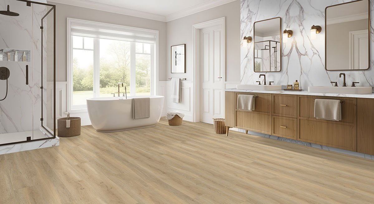 MSI Laurel Reserve Honey Hollow 9x48 luxury vinyl flooring – room scene