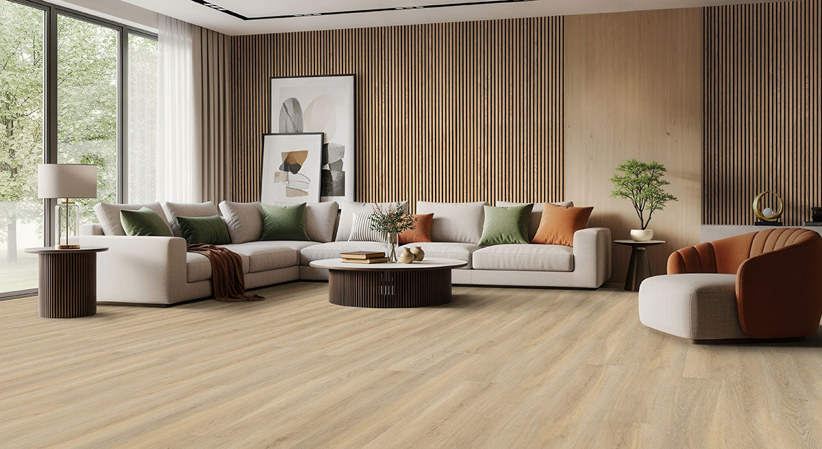 MSI Laurel Reserve Honey Hollow 9x48 luxury vinyl flooring – room scene