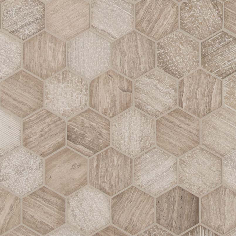 MSI Honey Comb 2 inch Hexagon detail