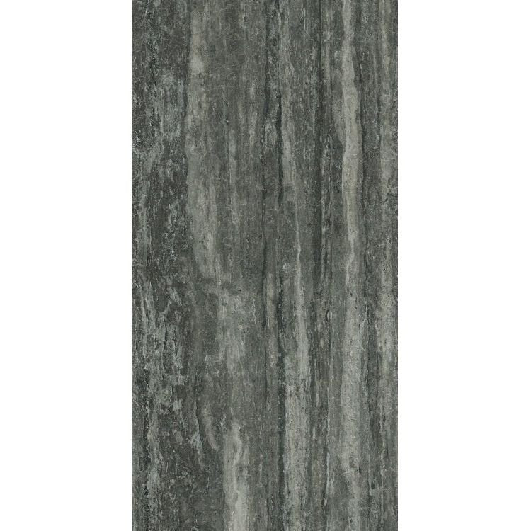 I - Travertini Black Glossy 24 x 48 - Hey Tiles