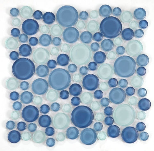 Lady Blue 10.75 x 10.75 - Hey Tiles