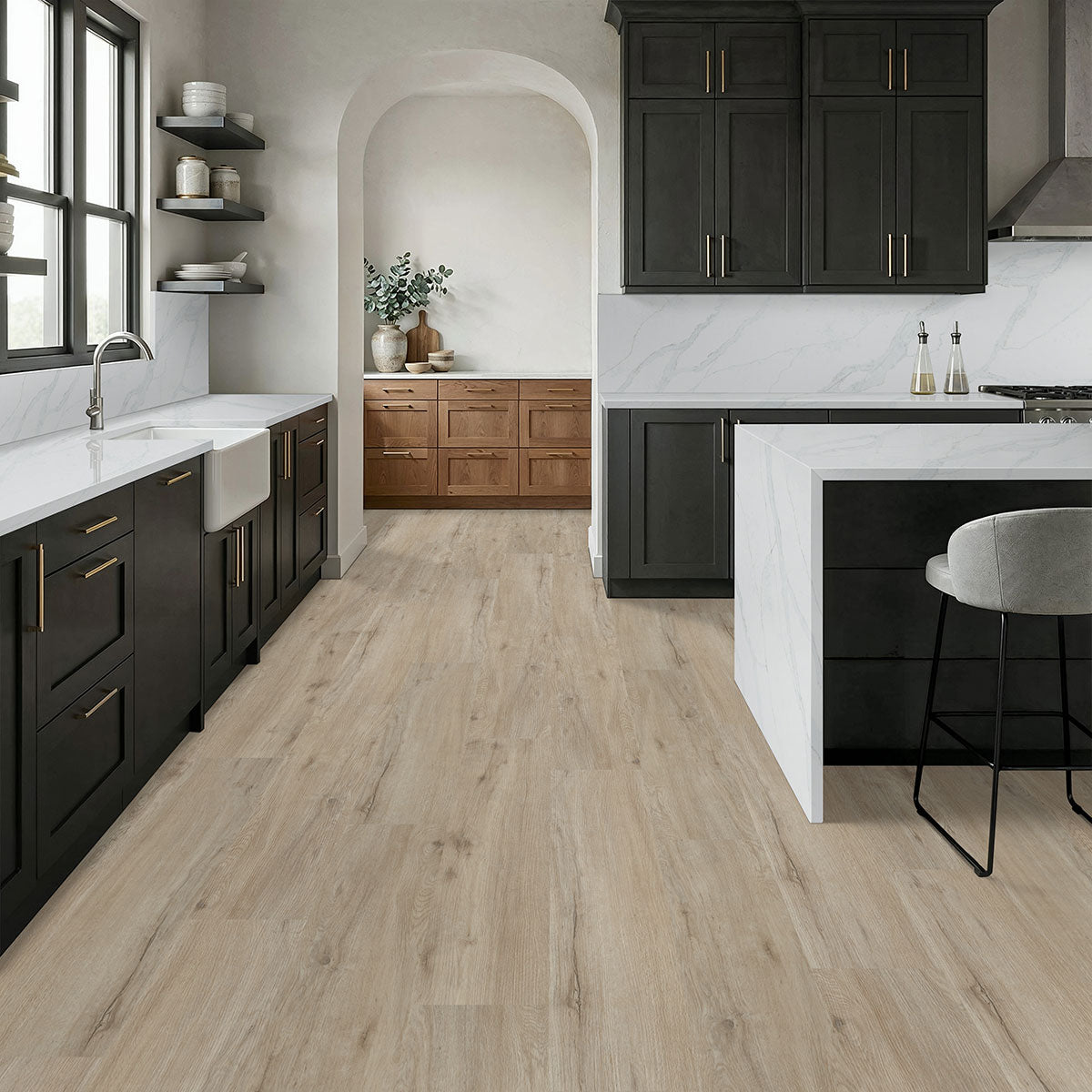 MSI Laurel Umbervale 9x48 luxury vinyl flooring – room scene