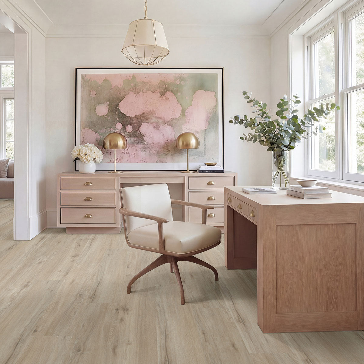 MSI Laurel Umbervale 9x48 luxury vinyl flooring – room scene