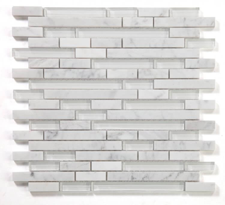 Linear Carrara White 11.75 x 12 - Hey Tiles