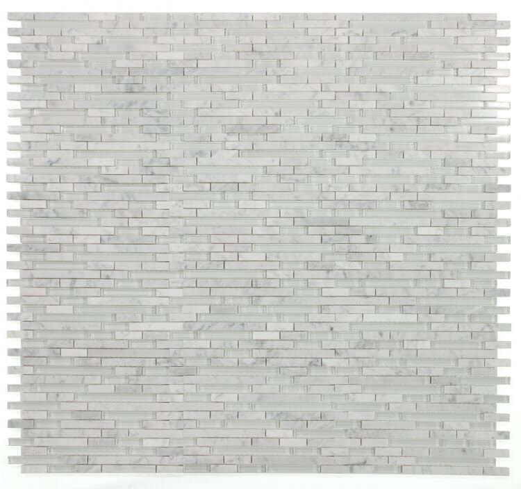 Linear Carrara White 11.75 x 12 - Hey Tiles