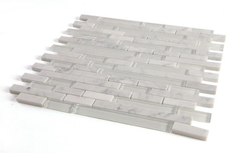 Linear Carrara White 11.75 x 12 - Hey Tiles