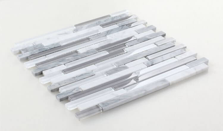 Linear Montage Grey 11.75 x 12 - Hey Tiles