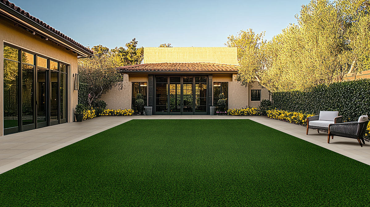 MSI Arterra Livingstyle Beige outdoor paver room scene