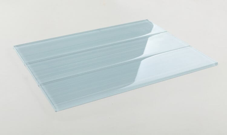 Lucy Blue Painting 4 x 16 - Hexagon Interiors