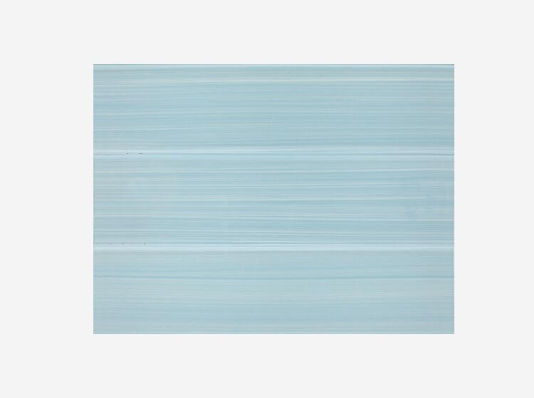 Lucy Blue Painting 4 x 16 - Hexagon Interiors
