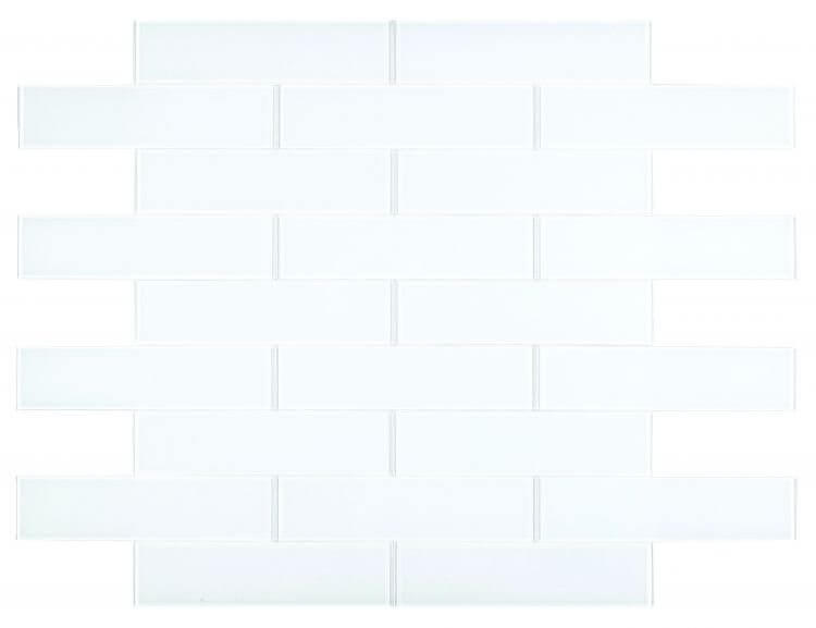 Lucy White Glossy 4 x 16 - Hexagon Interiors