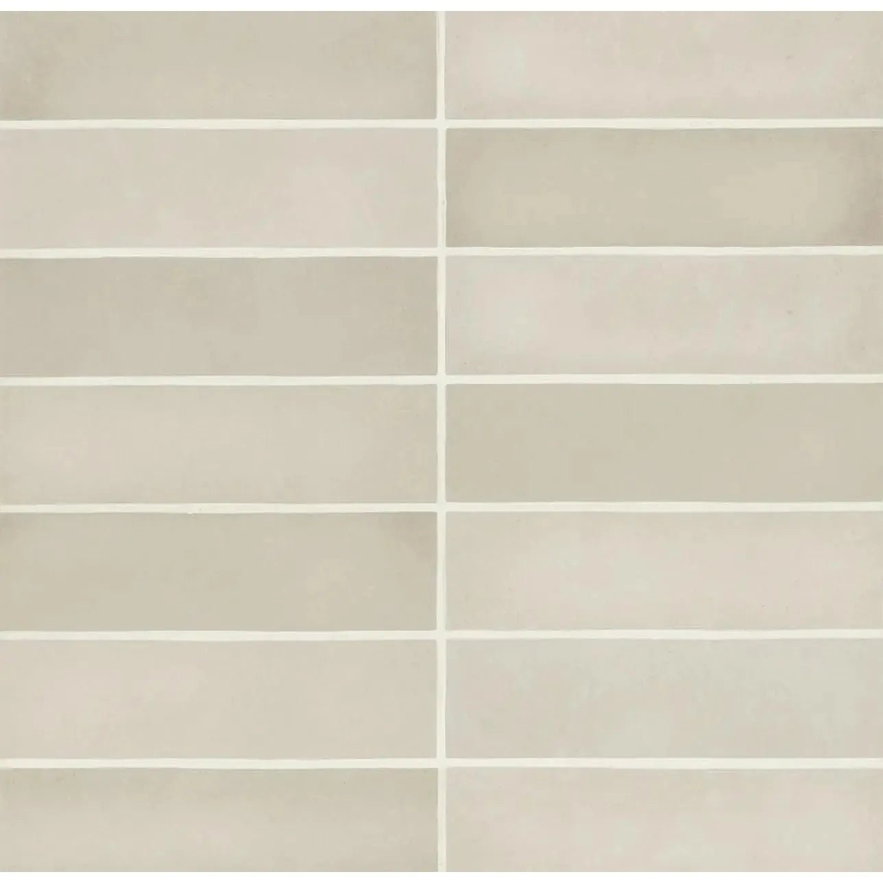 Makoto 2.5" x 10" Matte Ceramic Wall Tile in Kumo Grey - Hey Tiles