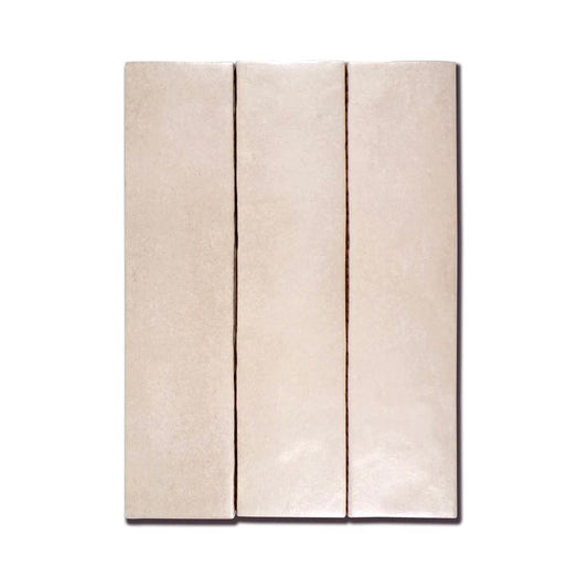 Makoto 2.5" x 10" Matte Ceramic Wall Tile in Momoiro Blush - Hey Tiles