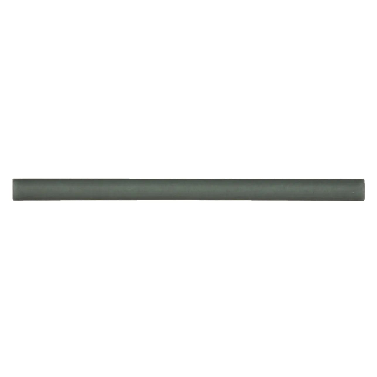 Makoto .5" x 8" Matte Ceramic Jolly Miter Edge Trim in Midori Green - Hey Tiles