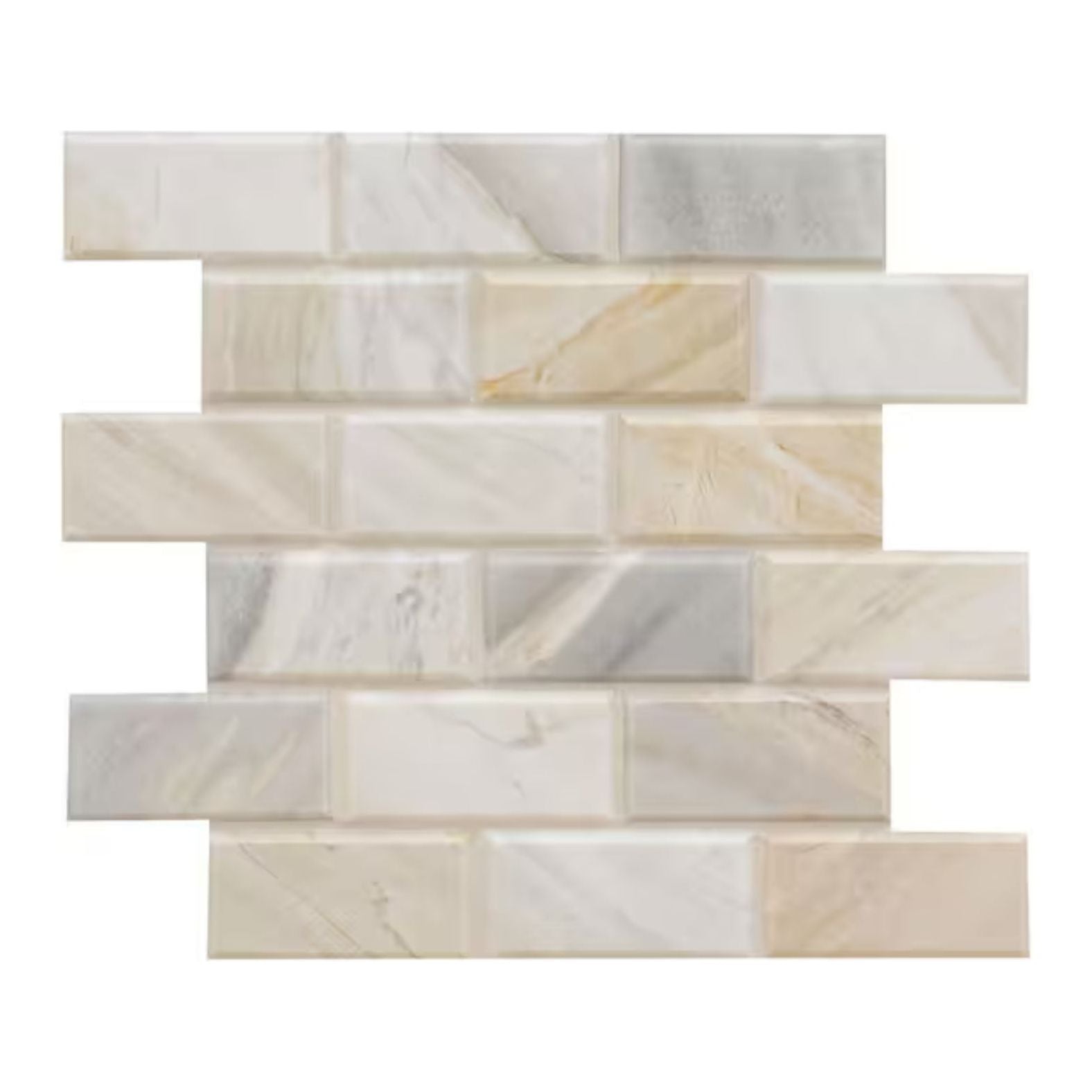 MSI Athena Gold 2X4 Honed and Beveled Tile - Hey Tiles