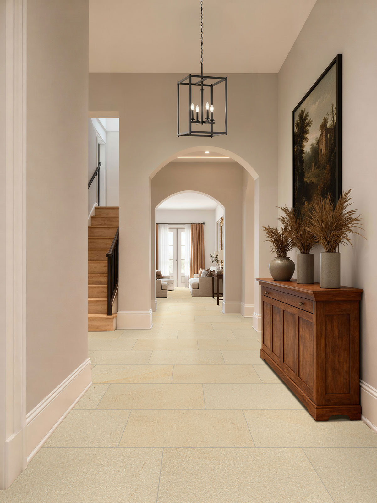 MSI Chateau Luna Blanc porcelain tile image 3