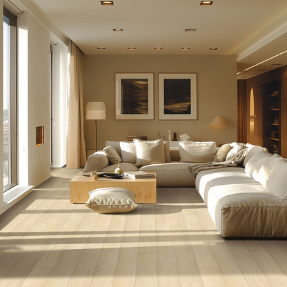 MSI Cyrus 2.0 Lenexa Creek luxury vinyl flooring in a living room