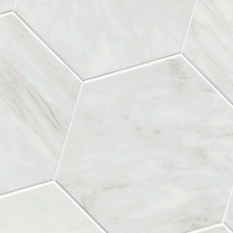 MSI GeoGlam Calacatta 11" x 13" Matte Porcelain Tile image 3