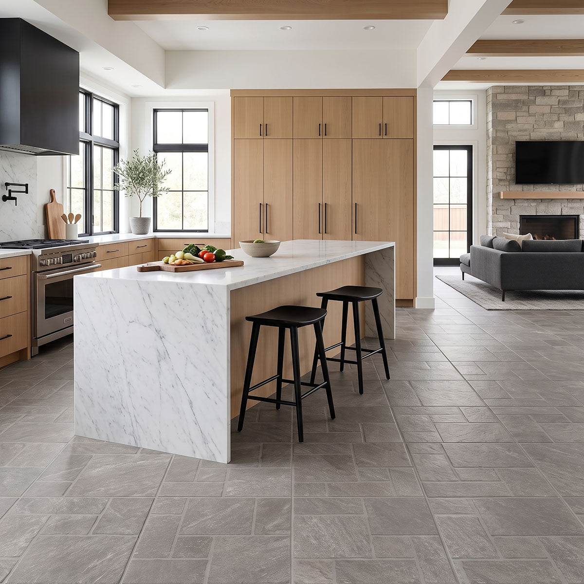 MSI Marlu Mist 18" x 18" Matte Porcelain Tile image 3