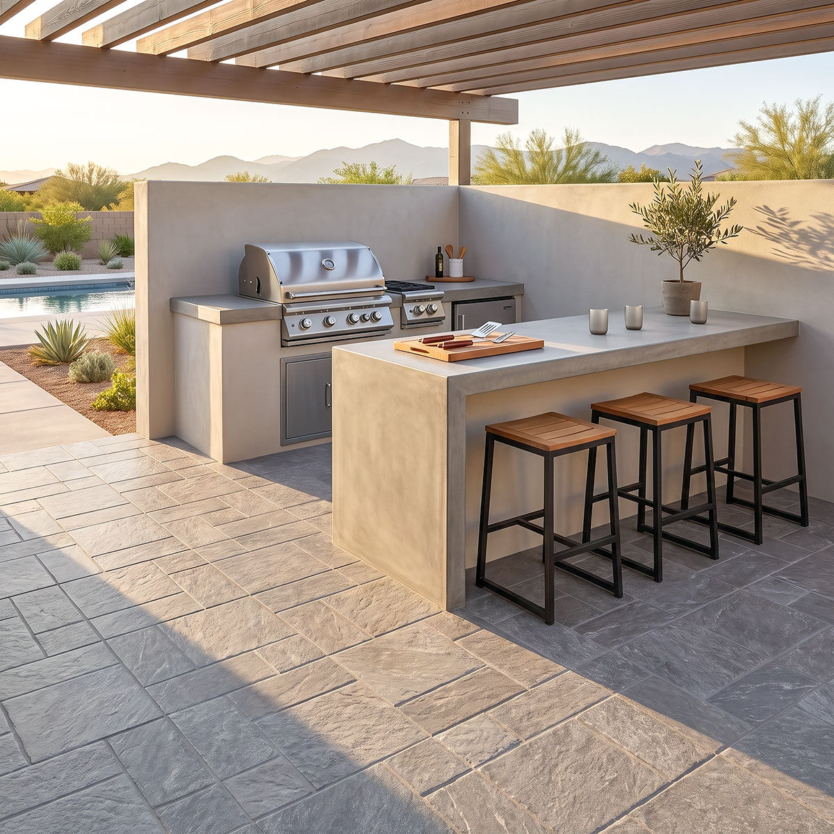 MSI Marlu Mist 18" x 18" Matte Porcelain Tile image 4
