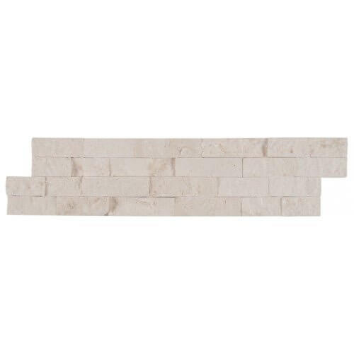 MSI Mayra White Limestone 6x24 Panel - Hey Tiles