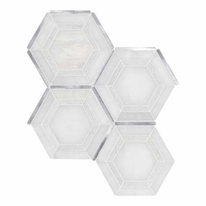 MSI Medici Silver Tile 10.83” x 12.44” - Hey Tiles