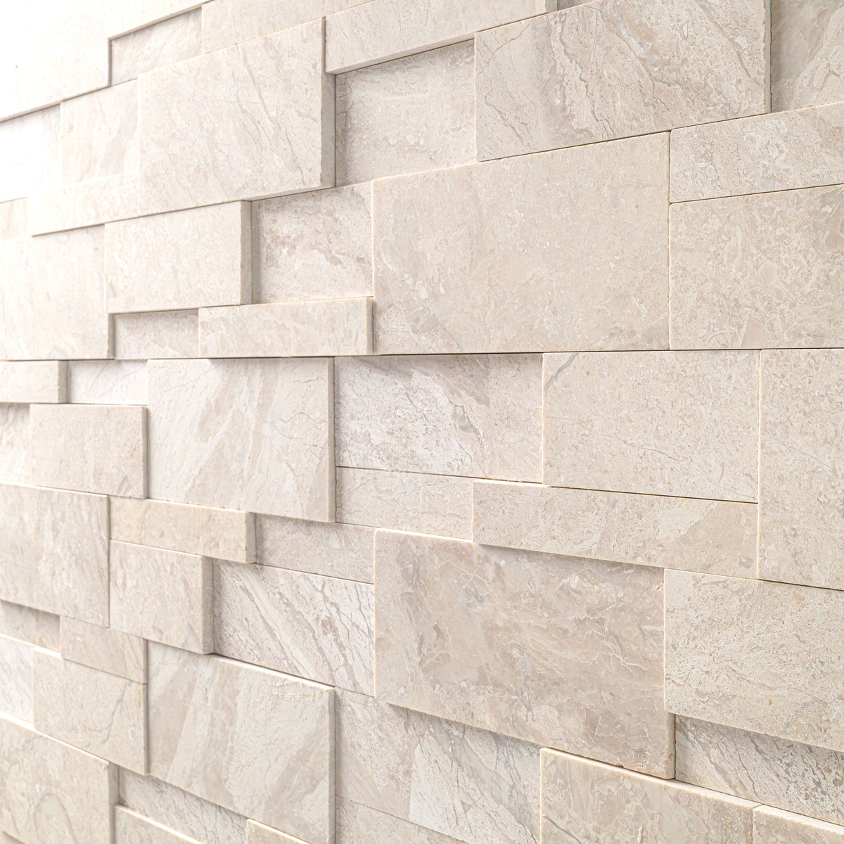 MSI Royal Cream 3D Honed coordinating panel texture; corner sold separately