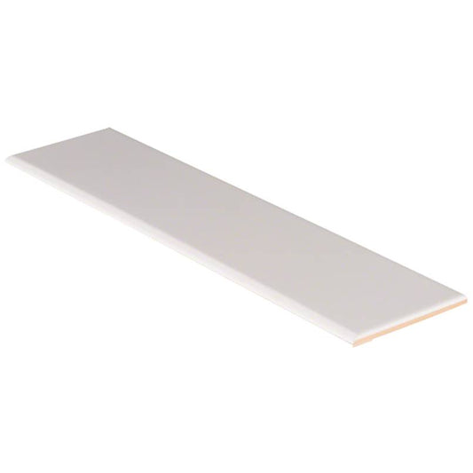 MSI White Glossy 4 x 16 Single Bullnose trim