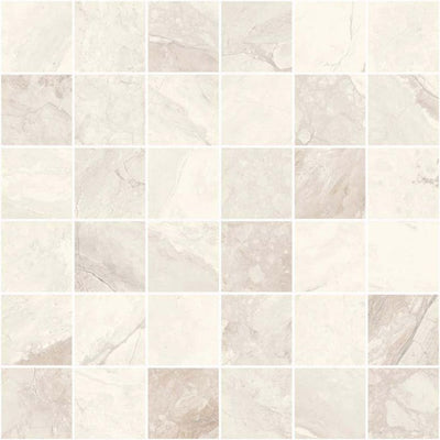 Mystic Ivory Matte Mosaic 12 x 12 - Hexagon Interiors