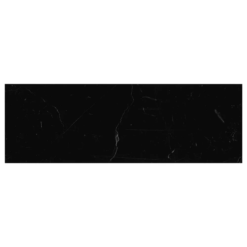 Nero Marquina Marble 4" X 12" - Hey Tiles