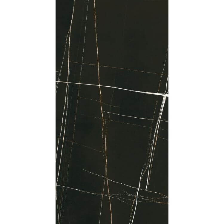 Noir Black Polished 24 x 48 - Hey Tiles