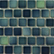 North Sea 1x1 Fujiwa Pool Tile Peb Series - Hey Tiles