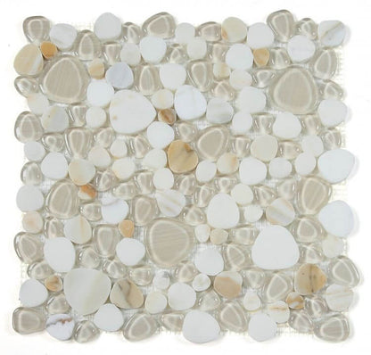 Peach Calacatta Gold 12 x 12 - Hey Tiles
