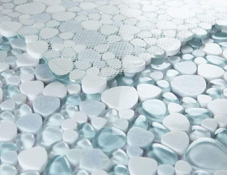 Peach Crystal Ocean 12 x 12 - Hey Tiles