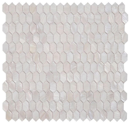 Pearl White Arrow 12 x 12 - Hey Tiles