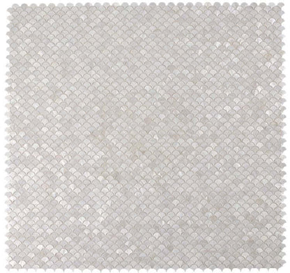 Pearl White Scale 11.75 x 11.75 - Hey Tiles